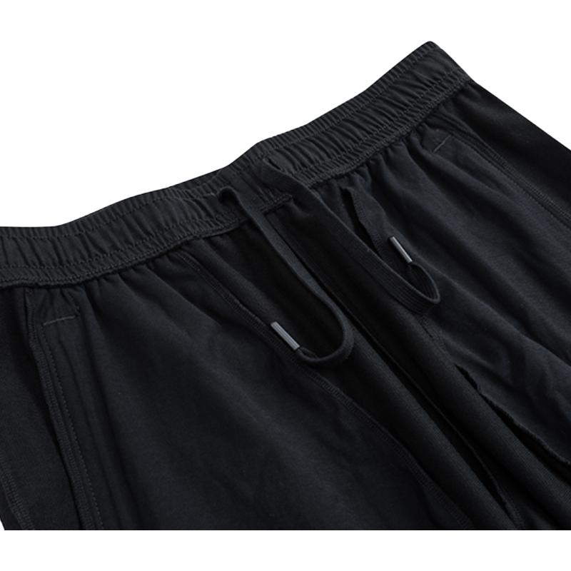 Anta Training Series Casual Straight Leg Fitness Training Running Knitted Sports Pants Men Pants Basic-Black 152437321-2