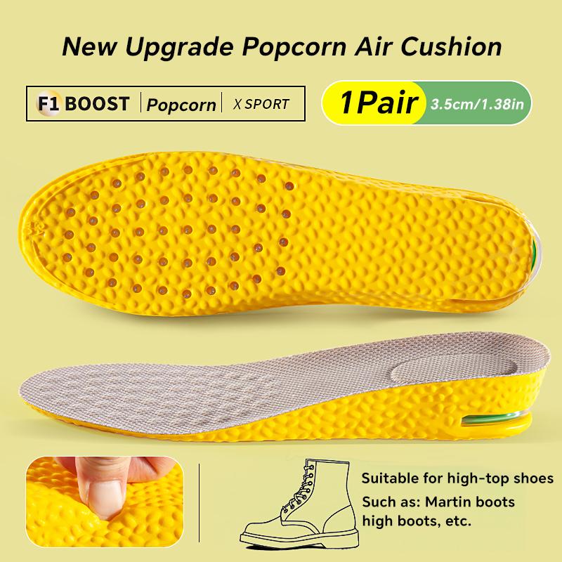 

1Pair Orthopedic Height Increase Insole for Feet Sports Air Insoles Comfort Plantar Fasciitis Shoes Inserts Shock Absorbing Pads 41-42