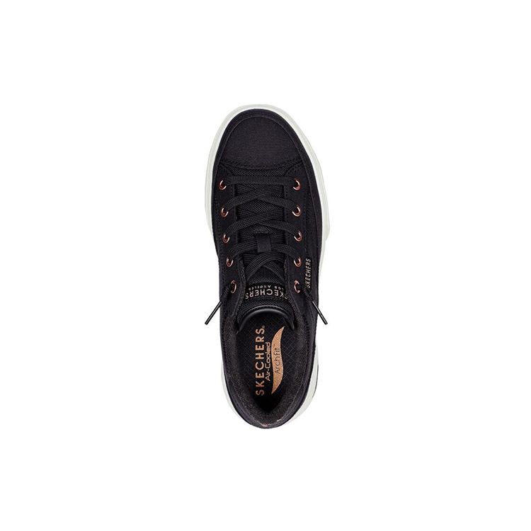 Skechers Arch Fit Arcade Low Top Comfortable Casual Sneakers Women Sneakers Black 177190-BLK
