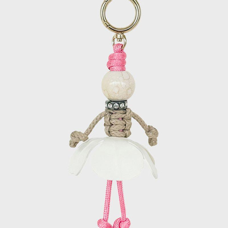 

VERRYTASTE Verry Girl/Boy Keyring - option 5 Beige + Pink