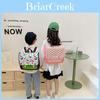 Stylish Korean Version Children's Backpack Large Capacity School Bag For Kids With Cute Print Design