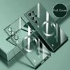 Plated Soft Silicon Clear Phone Case For Magsafe Samsung S26 Edge S25 S24 S23 S22 Plus Ultra Magnetic Protective Cover