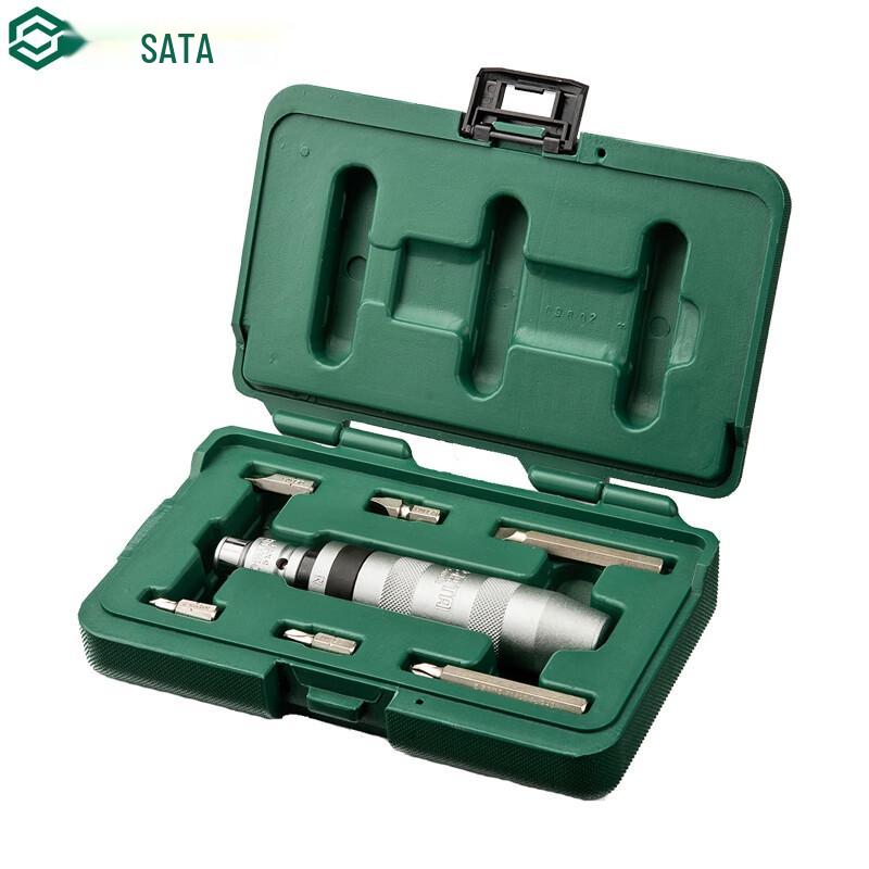 SATA 8-Piece Impact Screwdriver Set CR-V