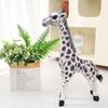 Simulation giraffe doll plush toy zoo deer sika deer doll girl soothing rag doll