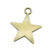 Nested Star Charms Multi Color Alloy Pendants For Double Star Themed Jewelry