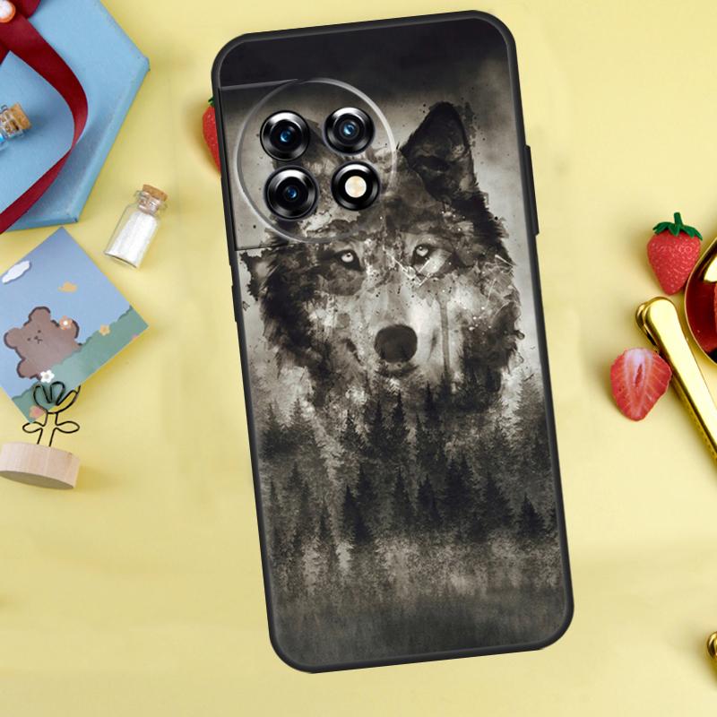 Tier Wolf Hülle Für OnePlus 15 13 12 11 9 10 Pro 13T 13R 12R 10T 8T Nord 5 CE 3 4 2 Lite N20 N30 Cover
