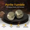 Original Pyrite Tumble Stone - Natural Energised Golden Pyrite Crystal Stones Tumble for Money Manifestation, Healing, Willpower, Vastu, and Busi