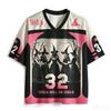 2026 Summer Fashion New Gothic Dark Fun Warning Witch 3D Printing Tee Outdoor Leisure Sports Fitness V-neck T-shirt