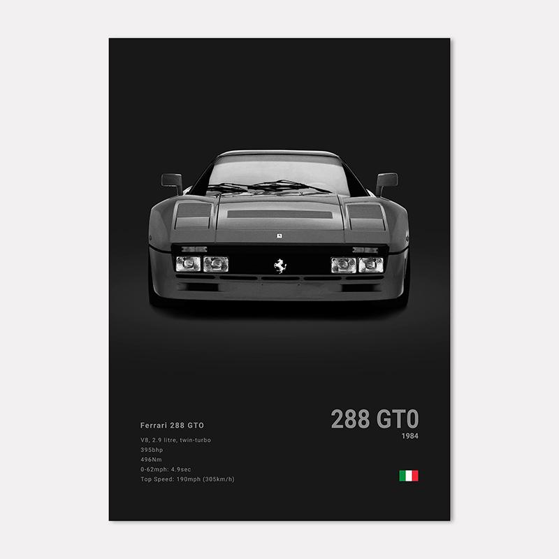 Famous Cars 812 458 296 Canvas Wall Art Print Poster 599XX SP3 F8 Decoration Mural Modern Home Decor Birthday Gift Unframed