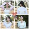 Women's Ice Silk Sun Protection Cycling Arm Sleeves Shawl