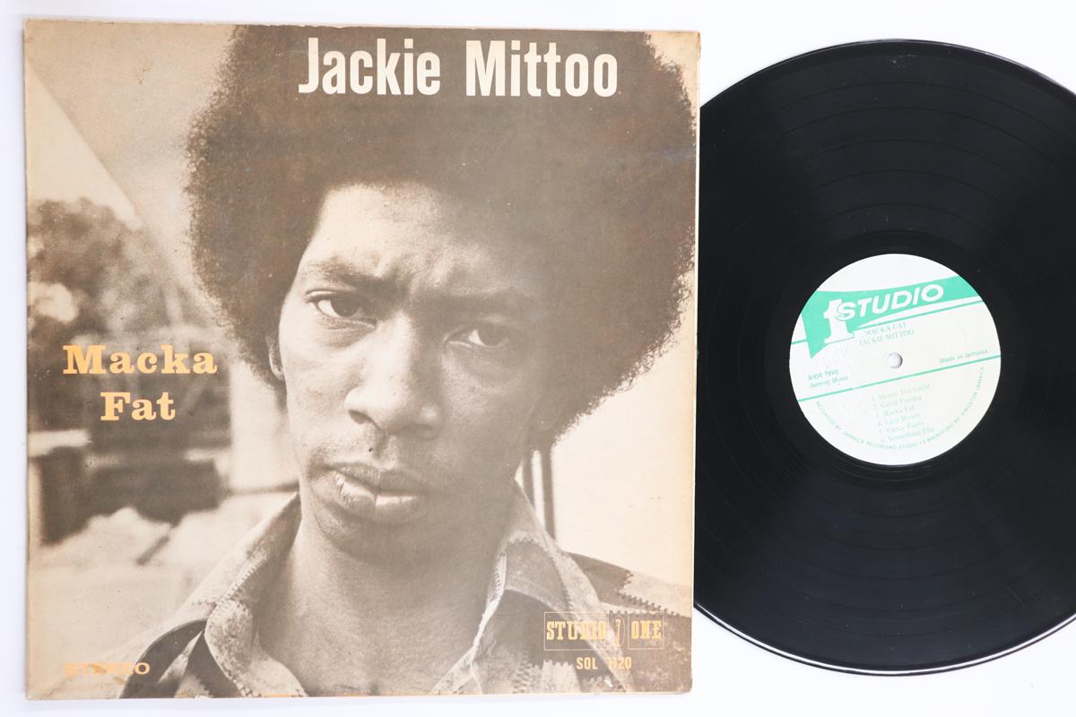 

LP Record JACKIE MITTOO Macka Fat SOL1120 Studio One Jamaica Reggae Ska Dub Used