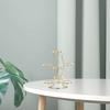 Artistic Crystal Display Stand 7 Sphere Iron Structure Metal Base for Diverse Showcasing Needs Iron Display Stand