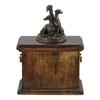Whippet - Urn for the Ashes of a Dog, Urn with a Statuette, Elegant Urn In the Classic Style of the Brand