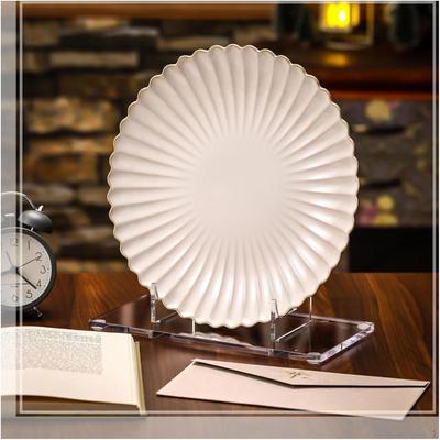 Soporte de Plato para Exhibición Decorativo de Mesa Estable Soporte para Marco de Fotos