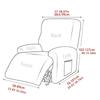 Elegant Elastic Bubble Grid Tub Single Armchair Cover with Armrests, Soft and Comfortable Single Seats Sofa Cover for Relaxation