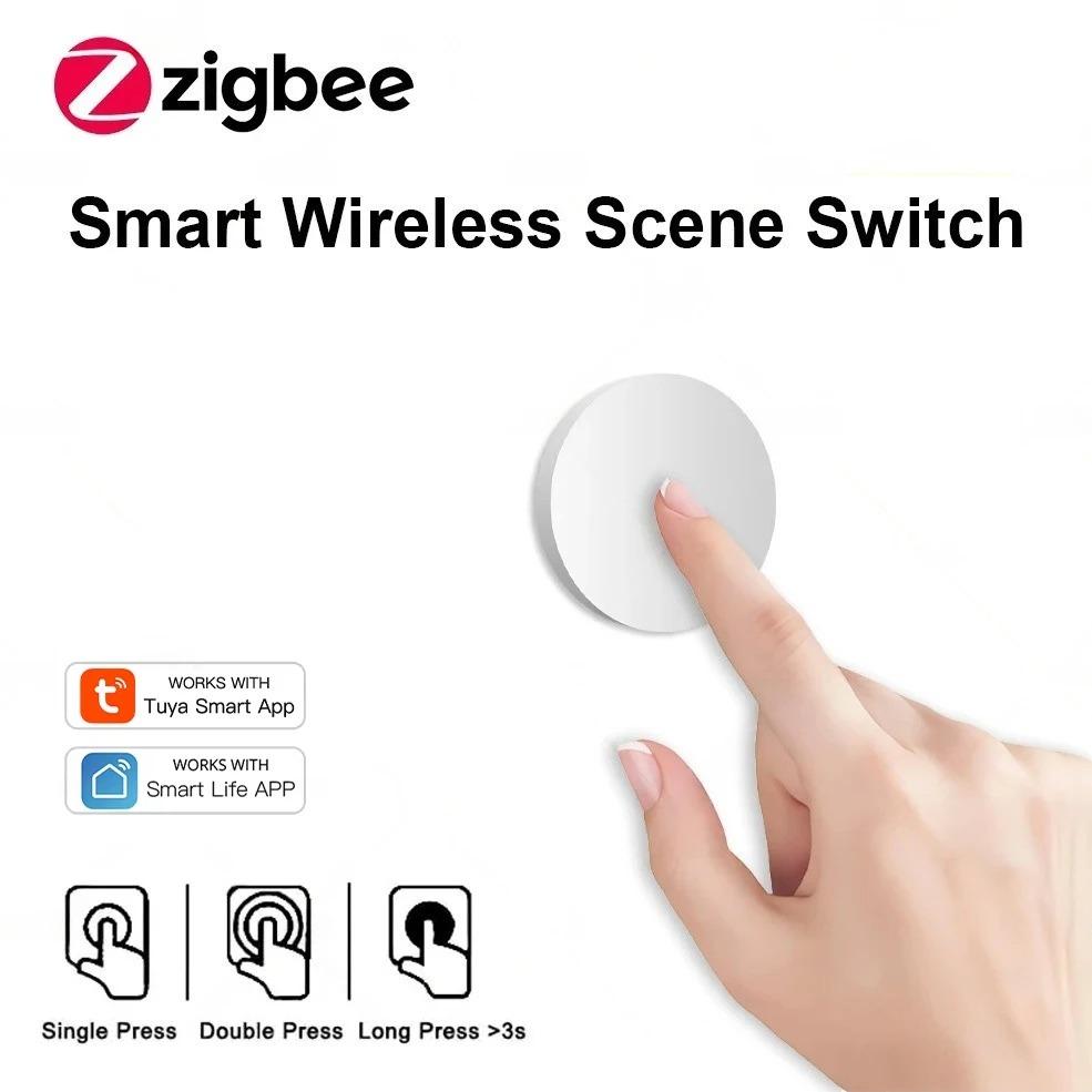 

Zigbee Tuya Умная Кнопочная Сцена Переключатель Беспроводной Пульт Дистанционного Управления Автоматизация Сценарий Переключатель Беспроводная Кнопка для Стены