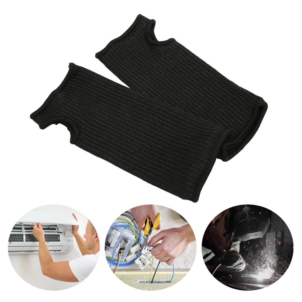 Cut Resistant Protective Sleeve Level 5 Safety HPPE Cut Resistant Arm Sleeve with Thumb Hole for Garden Kitchen