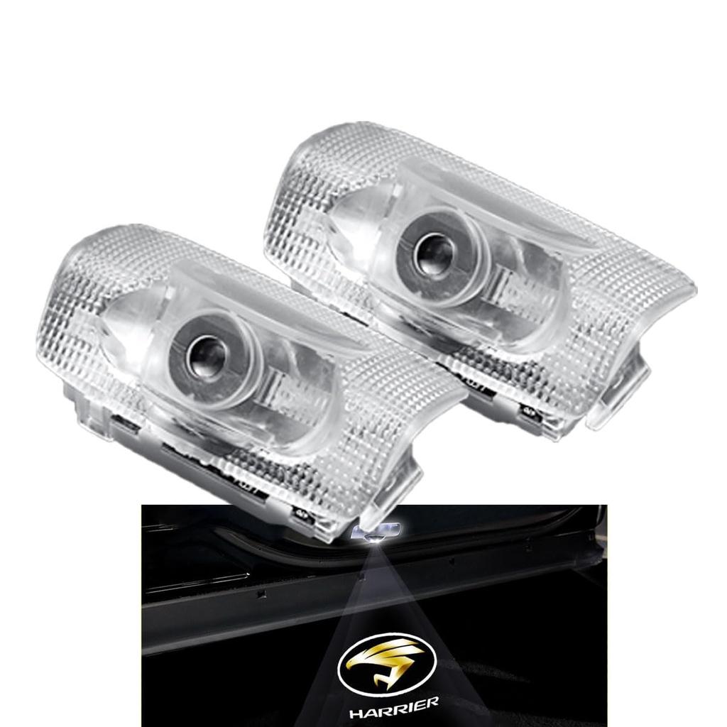Ltsplay Harrier 04 Door Welcome Lights with HD Logo Adjustable Set of Car Courtesy Lamps Projection, Angle, 2,