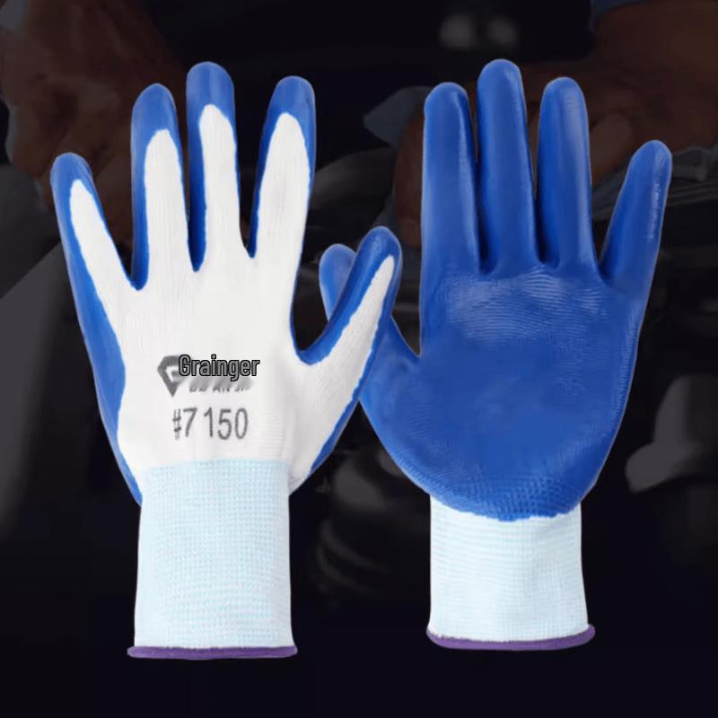 Junyu Nylon Nitrile Gloves 7150