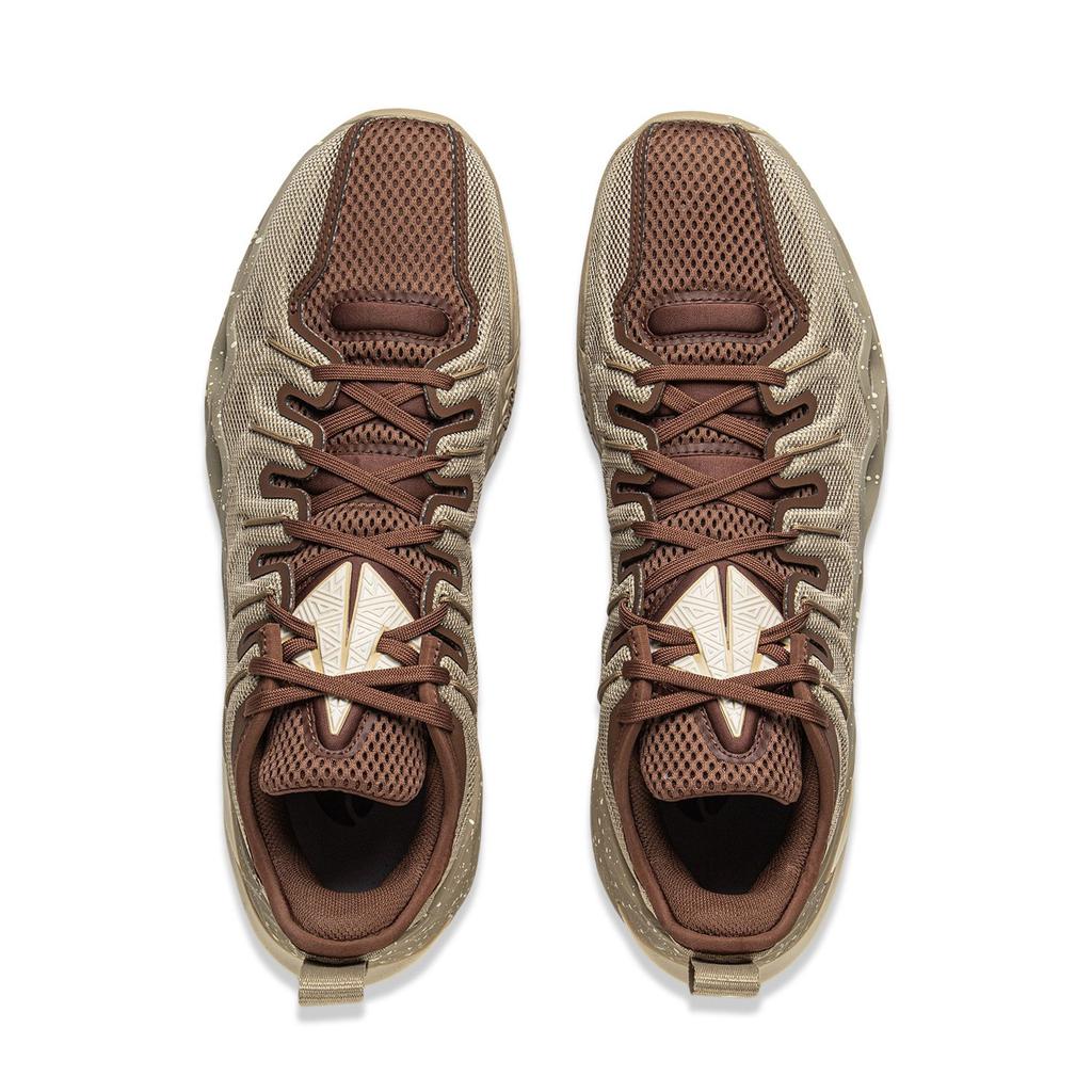 Li Ning Buckets Low Top Basketball Shoes Men's Umber ABAV023-8