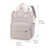 Mom Dad Backpack with Changing Pads Pacifier Bag Stroller Hook Baby Diaper Bag Father Mommy Backpack for Women