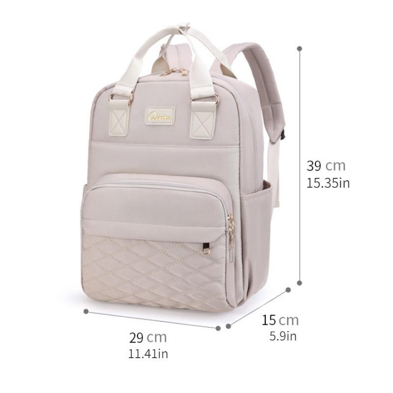 Mom Dad Backpack with Changing Pads Pacifier Bag Stroller Hook Baby Diaper Bag Father Mommy Backpack for Women