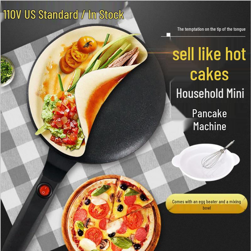 Електрична млинниця та сковорода для панкейків 110В з безкоштовною доставкою
