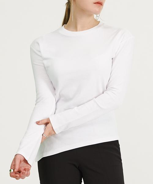 Aimiai Asymmetric Slim-Like Top Brilliant White