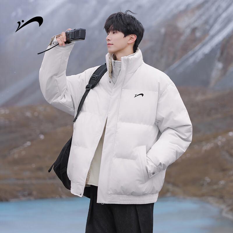 Guirenniao Men's Winter Stand-Collar Padded Jacket