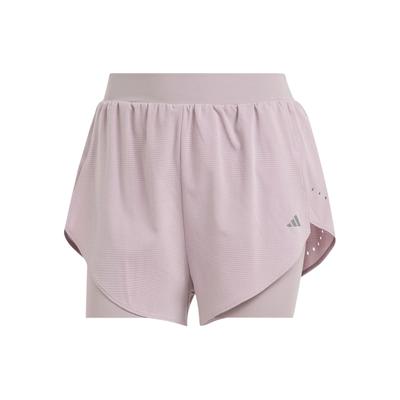 Designed For Training Heat.Rdy Hiit 2-In-1 Shorts With Elastic Waist Women Bottoms Light-Purple IU1140
