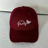 Washed Soft Cotton Baseball Cap With Butterfly Print - Adjustable Hat Women Men Unisex