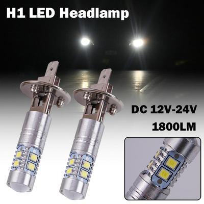 2pcs H1 LED Headlamp Bulb 6000k 100W High Low Beam Bulbs Driving Truck Fog Auto Light SUV Headlamp White Car Q6P5