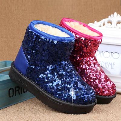 Buty dziecięce Śniegowce dla Dziewczynki Brokatowe Botki Śniegowce Chłopięce Buty Zimowe dla Dzieci Sapato Infantil Menina Botas Niña