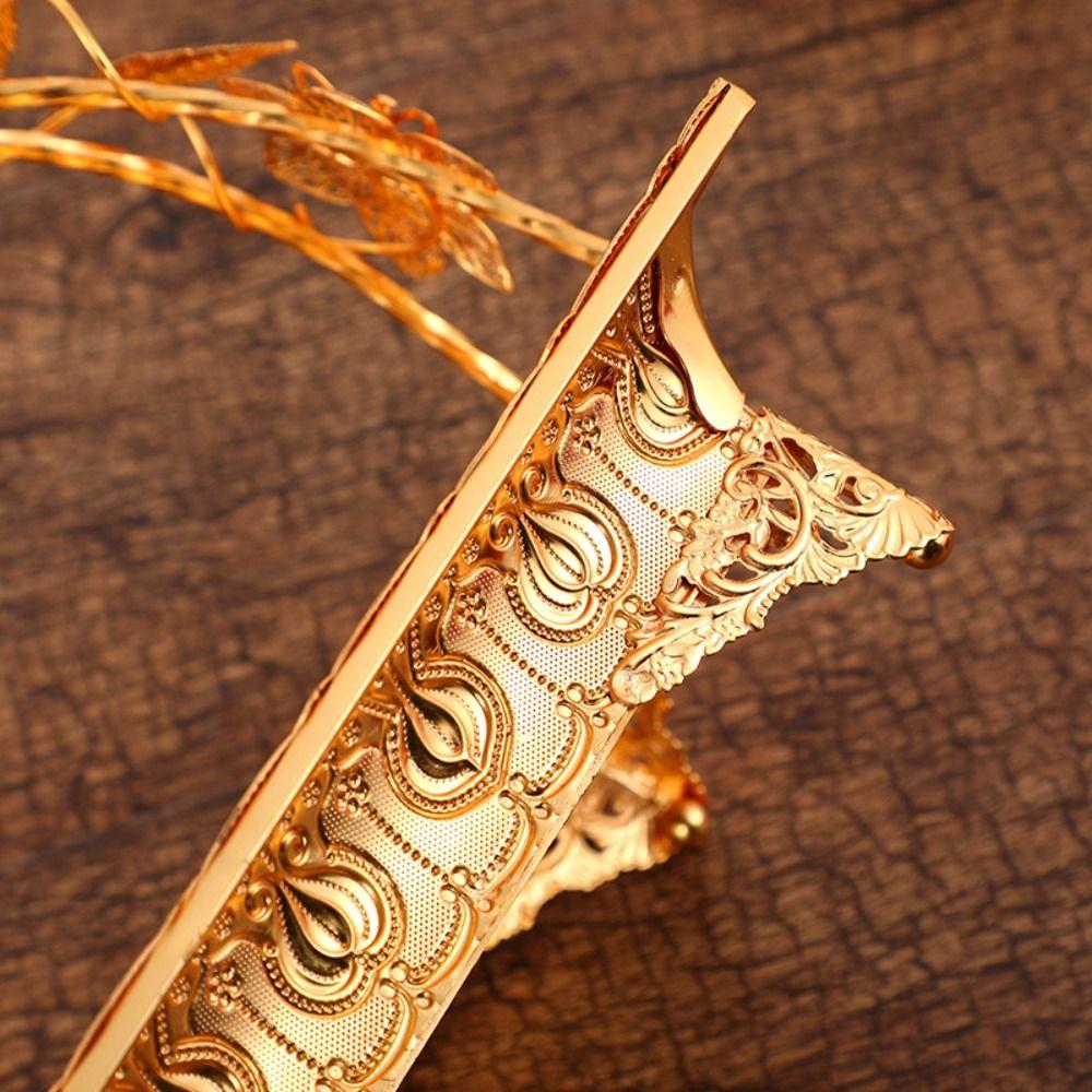 Exquisite Handheld Fruit Basket Creative Storage Plate Desktop Ornament Pastry Tray  Living Room