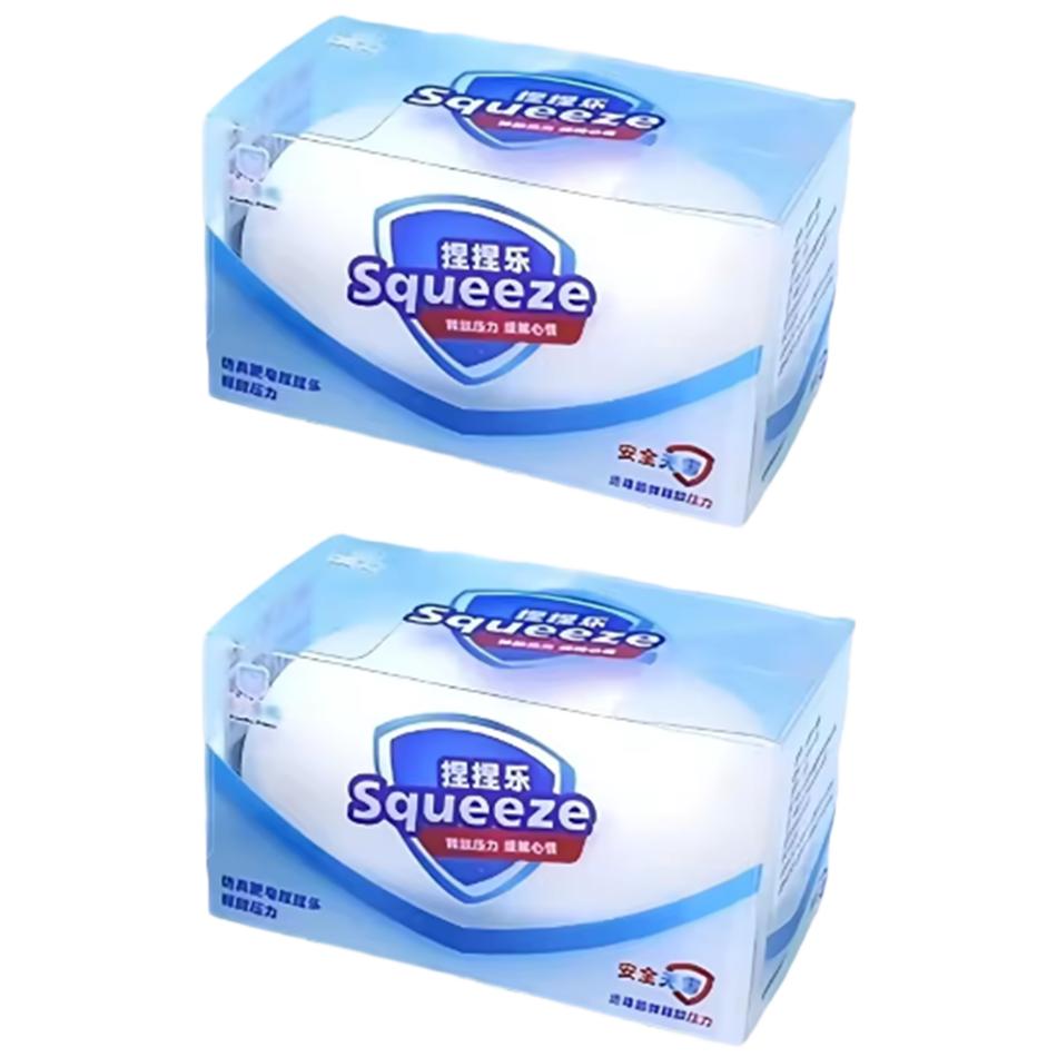 New Soap Ball Squishy Soap Stress Ball Fidget Toy Crunchy Squeeze Ball Round Blocks Filled Asmr Anti Stress Toys For Adults