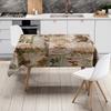 Vintage Floral Tablecloth Farmhouse Rustic Dining Table Cover Washable Kitchen Table Runner Home Decor Waterproof Party Table Li