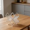Adaptable Kitchen Needs Desktop Wine Holder Wine Rack Wrought Iron Storage