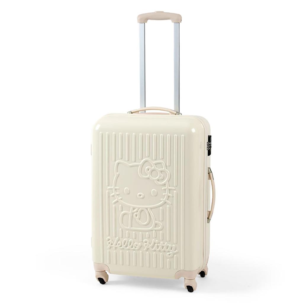 Sanrio Hello Kitty TSA Lock Compatible 4 Adjustable Carry Ages 742813 Carry-On Bag, 59L, PC/ABS Resin/Polyester Design, (Dial Lock), Casters, 3-Level