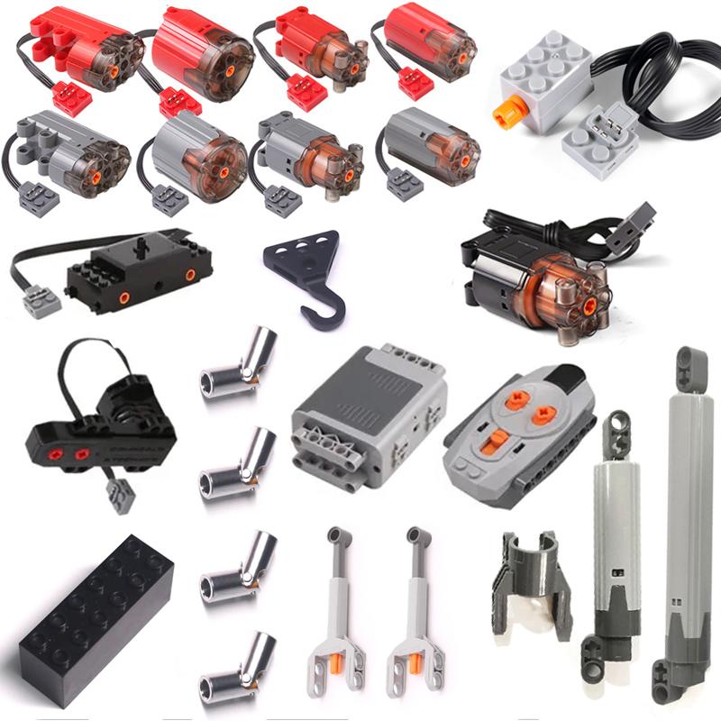 Compatible With Lego Moc 61927 92693 Push Rod Car Train Parts Universal Joint 88002 Pf M Motor Servo Building Blocks Bricks Toys