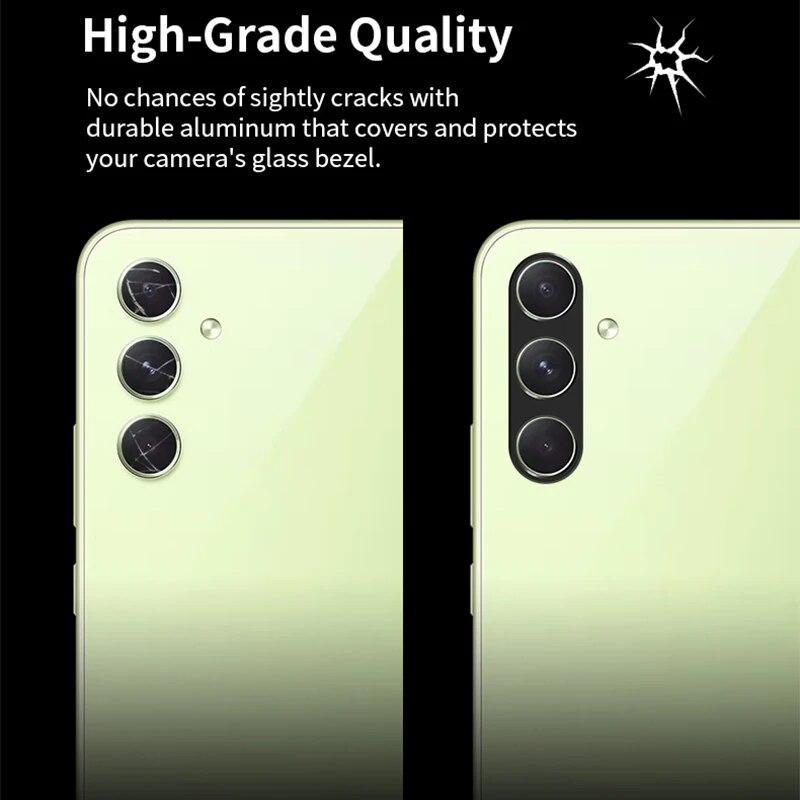 For Samsung F34 M34 F54 A24 F14 M54 M14 A54 A34 A14 Rear Camera Lens Protector Cover Case Aluminum Alloy Metal Protective Film