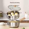 Stainless Steel Multi-Functional Non-Stick Pot for Soup, Milk, and Baby Food