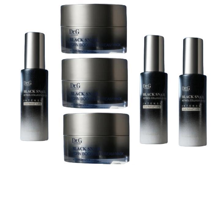 Dr.G Black Snail Retinol Collagen Serum Intense 30mLx3+ PDRN Booster Cream Mask 50mLx3 (42517461)