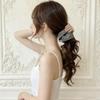 Korean Style Solid Color Fabric Hair Ring: High Elasticity and Durable Ponytail Holder with Versatile Headband Function.