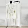 2026 European & American Beaded Trim Waistband Suit with Long Pants - Two-Piece Set