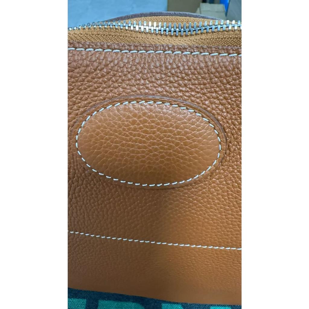 Přeshraniční první vrstva hovězí kůže nerezové kování čtyři uši ručně šitý 31/35 bowlingová kabelka dámská