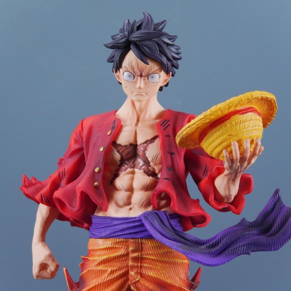 24cm/9.45in Anime ONE PIECE Figure Monkey D Luffy Action Figures Pvc Statue Desktop Ornamen Collection Model Toys Gifts