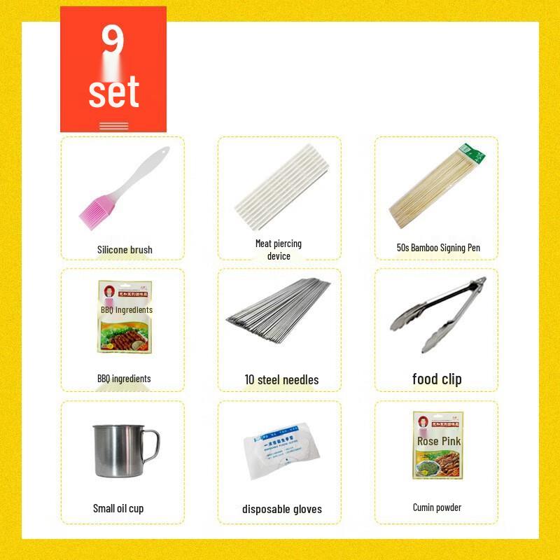ZISIZ 21-Piece BBQ Tool Set