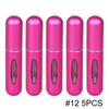 1/5/10PCS 5ml Portable Perfume Atomizer Mini Perfume Bottle Sample Spray Bottle Dispenser Cosmetic Travel Container