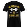Weightlifting USA Strength Dept Shirt Gym Fitness USA T-Shirt Size S-6XL
