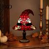 Mysterious Halloween Ornament Stained Glass Witch Hat Lamp, Handcrafted Retro Resin USB Powered Gothic Soft Warm Bedside Lamp Wizard Hats Night